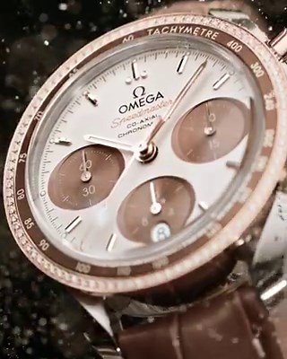 1.1M views · 219 shares | Who says a space explorer can't wear diamonds? The new OMEGA Speedmaster 38mm "Cappuccino". omegawatches.com/Speedmaster38mm | OMEGA Watches | Facebook
