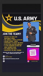 Looking for a Dedicated Army Recruiter? I’m committed to helping you achieve your Army goals, no matter the obstacles. From medical waivers to ASVAB prep, I’m here to guide you through the process. And don’t worry if you’re not local to me, I can assist you wherever you are located🫱🏽‍🫲🏾 The Army offers a range of benefits, including: ➡️Free education and training ➡️Financial stability ➡️Adventure and travel ➡️Leadership development Ready to take the next step? DM me and let’s get started! #A