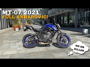 Yamaha MT-07 2021 - FULL AKRAPOVIC EXHAUST SYSTEM (NO DB)