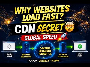 CDN & Edge Computing Explained 🚀 | How Content Loads Instantly (System Design)