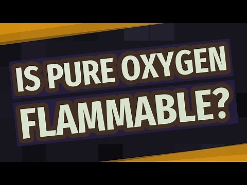 Is pure oxygen flammable?