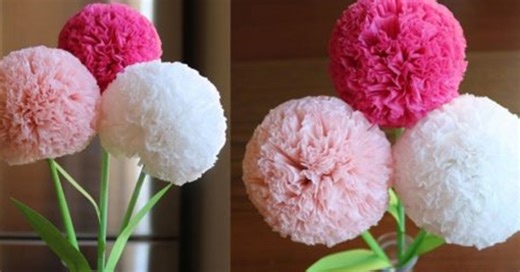 How To Make Beautiful Round Tissue Paper Flower Decor