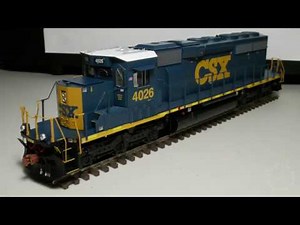 Review: HO ScaleTrains.com EMD SD40-2 Series 'CSX SD40-3'