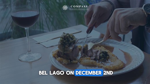 Retirement Planning Feeling Overwhelming? We Can Help. You've spent decades saving for retirement... but navigating withdrawals, taxes, and Social Security decisions can feel incredibly complex. Join us for a complimentary educational dinner where we break down everything you need to know in plain English – no confusing jargon, no sales pitch. What's included: ✅ FREE 3-course Italian dinner at Il Bel Lago Restaurant ✅ Tax-smart withdrawal strategies explained simply ✅ Social Security claiming co