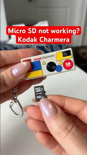 How to insert a Micro SD Card in the Kodak Charmera