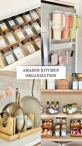 As former professional organizers, these are some of our favorite Amazon kitchen organization finds we absolutely LOVE! ✨ #KitchenEssentials #organizedhome #organization #amazonfinds #amazongadgets | Everything Envy