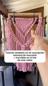 ¿Queres aprender macrame con clases mensuales? Inscríbete a mi suscripción mensual y aprende macrame con mas de 30 tutoriales disponibles (incluido este tapiz)👉🏼 Inscribite aquí: https://www.facebook.com/laquintaencasa/subscribe/ #macrame #tapizmacrame | La Quinta en Casa