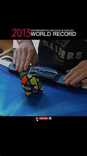 🤯Mastermorphix Cube Solve In 32.55 sec 2013 World record #shorts #viral #cube #rubikscube