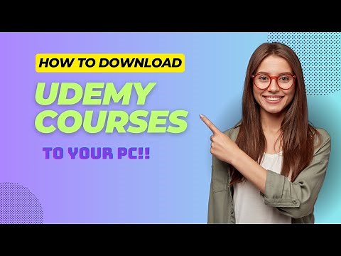 How to download udemy courses to your pc with Microsoft edge extension