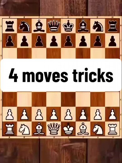 4 Moves Chess Tricks for Winning Every Game