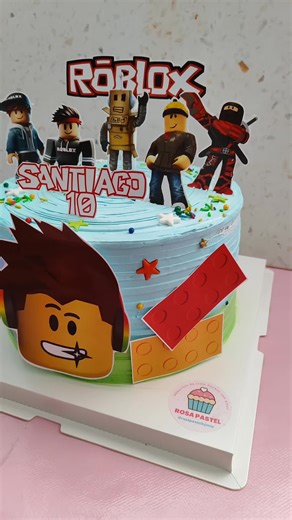 Pastel Roblox para 40 personas: delicioso y divertido