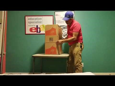 How to telescope a box for large item to ship via ebay Amazon Fedex USPS Post Office