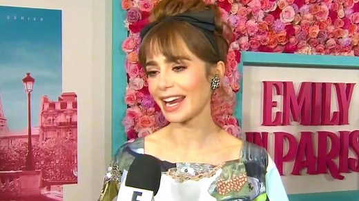 The "Emily in Paris" cast hit up the red carpet premiere in retro fashion and Lily Collins talks romance, drama and fashion moments from season 2 of the Netflix series. Watch! | E! News