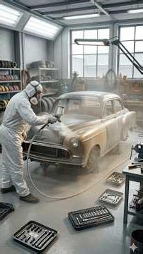 Complete Car Restoration Process | Rusty Vehicle Rebuild Step by Step #carshorts #cars #carbuild