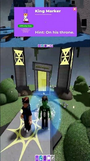 ROBLOX - NEW UPDATE - How to get KING MARKER BADGE in FIND THE MARKERS !