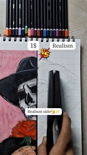 I Drawing 1$ vs.Realism✨️Talwiinder💖✨️Drawing challenge💫#shorts #youtubeshorts #art