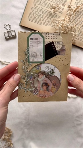 Create a extra bag with me 💌 #diy #penpal #journaling #journal #scrapbooking #papercraft #flipbook