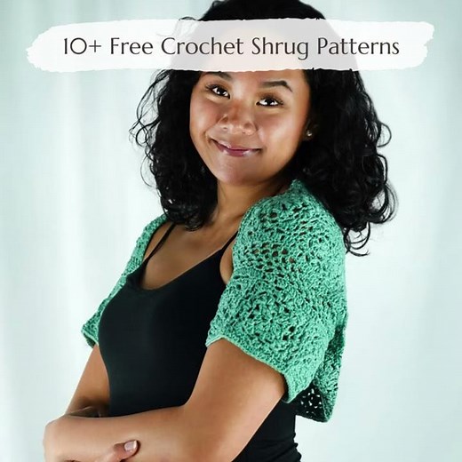 10+ Free Crochet Shrug Patterns