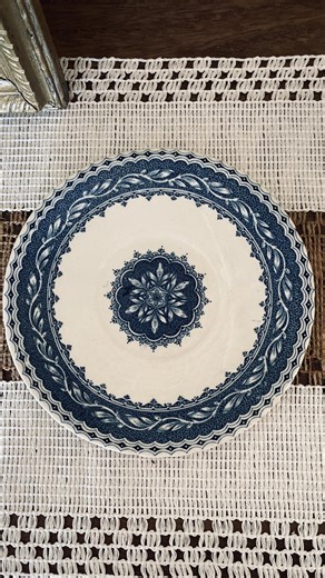 1930’s Mason’s Ironstone Blue & White Plate | English Transferware Cottage Decor - Etsy