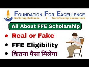 How to Apply FFE Scholarship 2024 | FFE Scholarship Full Information | FFE Scholarship Real or face
