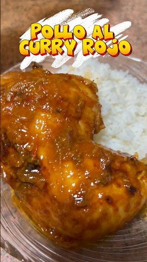 Pollo al curry rojo 🍗🌶️