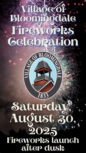 Celebrate the end of summer with Bloomingdale’s Labor Day Fireworks on Saturday, August 30 at the open space of the former Indian Lakes Golf Course. PARKING & ENTRY: Limited on-site parking opens at 5:00 PM with additional on-street parking available in nearby neighborhoods. Handicap parking will be located at the south end of the lot. All attendees must enter from Schick Road (north side) using the sidewalk at the easternmost driveway. Please note there is no access through the open space prope