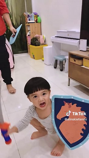 Sword Fight Training with My Boy! Learn Fast Together