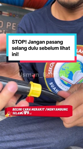 Begini caranya merakit atau menyambung selang sprayer ke handle sprayer. Banyak orang gagal pasang selang karena langsung dipaksa masuk. Padahal kuncinya cuma: lenturkan dulu kunci rapat. Yang butuh konektor anti bocor, clamp premium, dan ukuran pas ke semua hand sprayer 👉 klik keranjang 🛒 “Jangan tunggu bocor lagi pas lagi semprot rumput. Bikin capek.” #sprayer #pertanianmodern #carasambungselangsprayer #perawatanrumah #usmanbertani