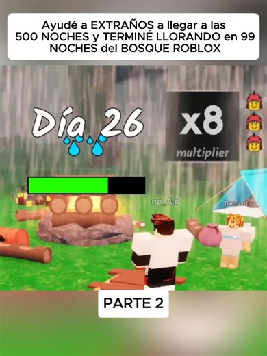Ayudé a EXTRAÑOS en Roblox a alcanzar 500 NOCHES
