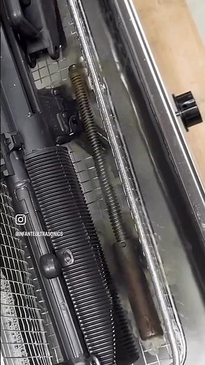 Ultrasonic Gun Cleaner 💥 Ultrasonic Gun Cleaning Before & After | Infante Ultrasonics #shorts
