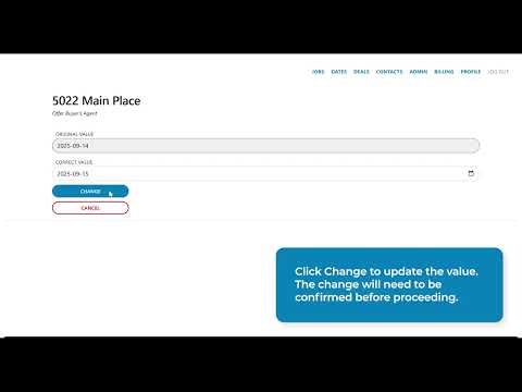 Training | How to Review & Modify Job Data
