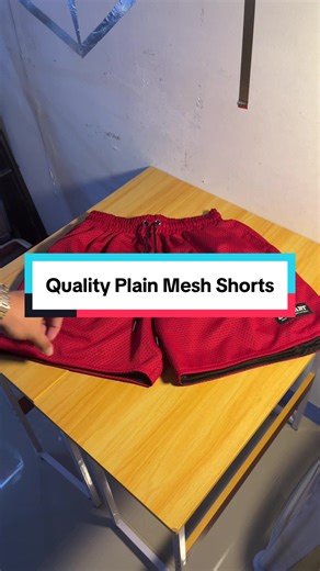 Quality Plain Mesh Basketball Shorts for Men