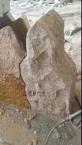 Natural Yellow Limestone Panel Irregular Stacked Stone for Wall Cladding