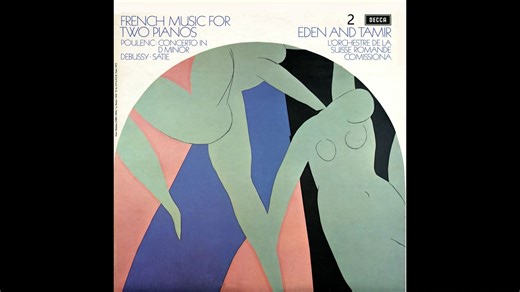 【Hi-Res 24bit/96kHz】双钢琴大师伊登与塔米尔的专辑《双钢琴法国音乐：普朗克、德彪西、萨蒂》(1972, 1921)-2