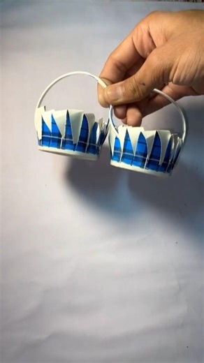 DIY Mini Paper Cup Basket 🧺