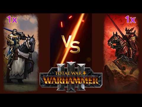 Can Blood Knights (Lances) Beat Grail Knights in Total War: Warhammer 3?