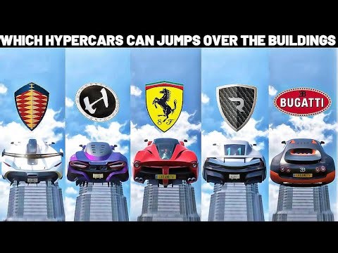 WHICH HYPERCARS CAN JUMPS OVER THE BUILDINGS IN FORZA HORIZON 5! LET'S FIND OUT