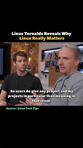 Linus Torvalds Reveals Why Linux Really Matters #shorts #linux #valve #programming #coding