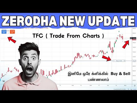 Zerodha New Feature-2025 🤩 | TFC - Trade From Charts📈| Zerodha Trading Tutorials Tamil