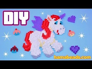 DIY Hama Beads Creations Tutorial - How to Make Unicorn, Heart & Cupcake - Easy Design Ideas
