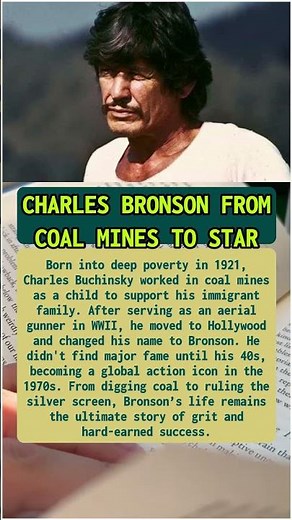 CHARLES BRONSON FROM COAL MINES TO STAR