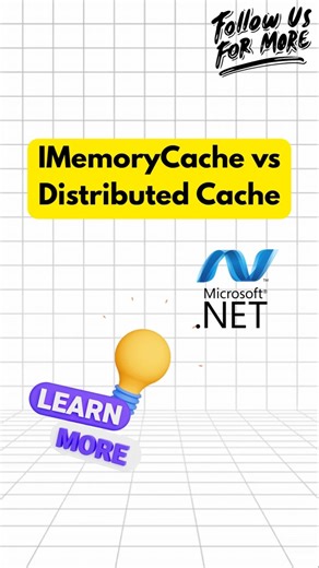 IMemoryCache Vs Distributed Cache #codingforbeginners #databaselanguage #dotnet #programming #coding