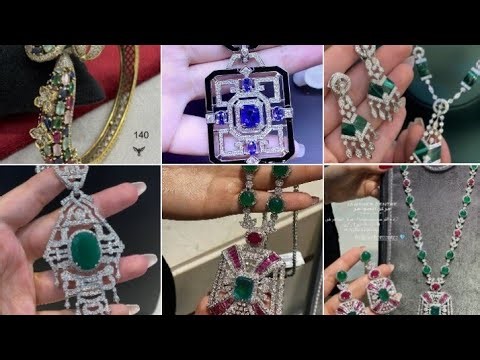Latest Moissanite Kundan Jewelry Collection 2026 | Monalisa Beads Side Pendant Set