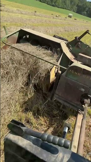 Small Square Bales with JD 24T and Deutz D45 06