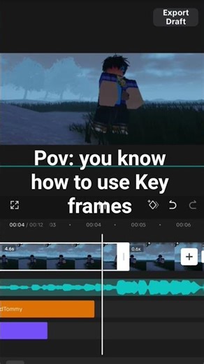pov: you know how to use Key frames
