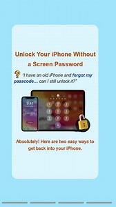 How to Unlock an iPhone Without a Password (2025 Guide)