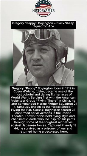 Gregory “Pappy” Boyington – Black Sheep Squadron Ace | WWII Marine Corps Legend