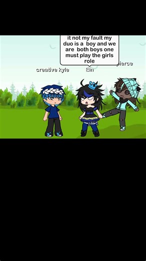 made by fan ‪@Aphmau‬ ‪@KreativeKyle‬ #gacha duo my au not cannon Kyle or pierce or ein