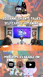 Better take those vitamins 🤣 Roxanne Shante is widely credited as the Queen of Hip Hop, having launched her fame with the infamous Roxanne Wars rap battles. @imroxanneshante speaks candidly on being a female battle rapper and the ups and downs of being famous at the young age of 14. She speaks about her #Netflix film Roxanne Roxanne and where the state of music is today with women in hip hop. Catch the full episode of #thefunhousepodcast with #KidNPlay on YouTube, Spotify, Apple Podcasts, and m