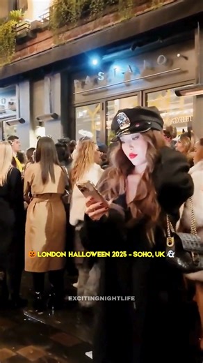 💀 London Nightlife Halloween 2025 – Soho Streets Come Alive #reels #nightlife #england #liverpool #london #manchester #girls #street #tour #walking | Excitingnightlife